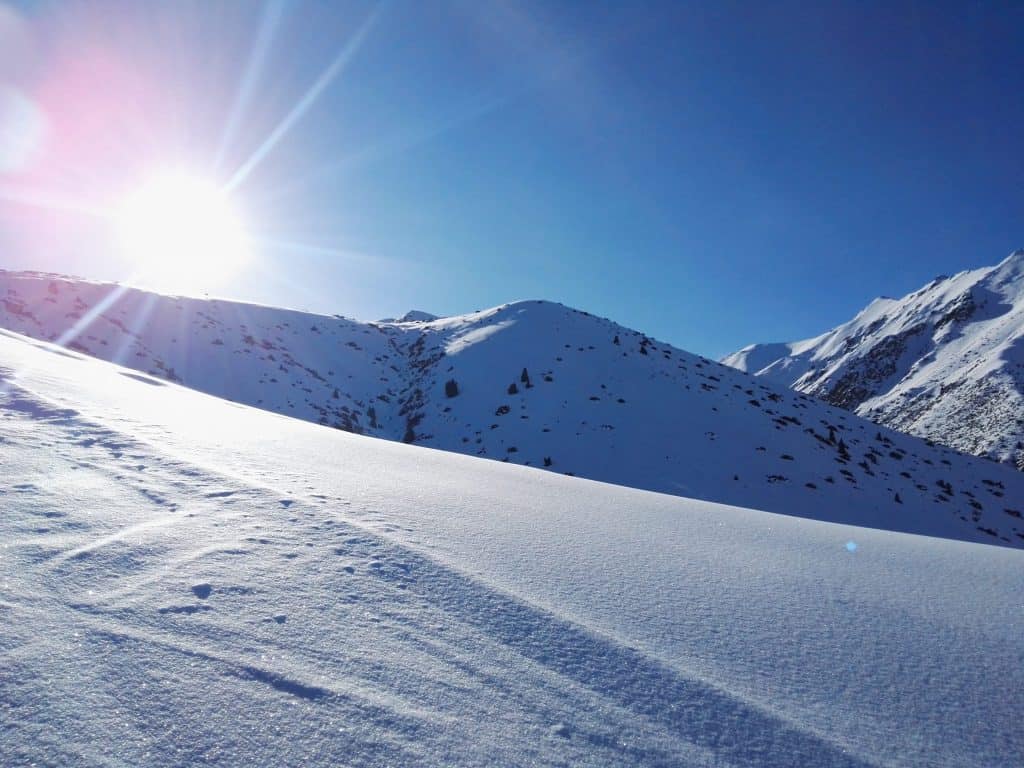Tag 5. Gebiet Zhyrgalan / Freeride Skifahren